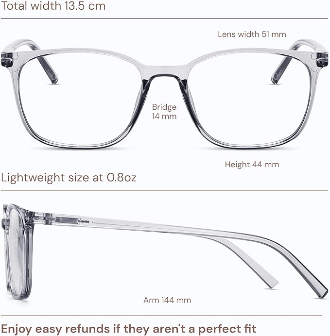 Gaoye Ultralight Blue Light Glasses for Women - Computer Protection Glasses for All Day Comfort - Anti UV Glare & Eyestrain