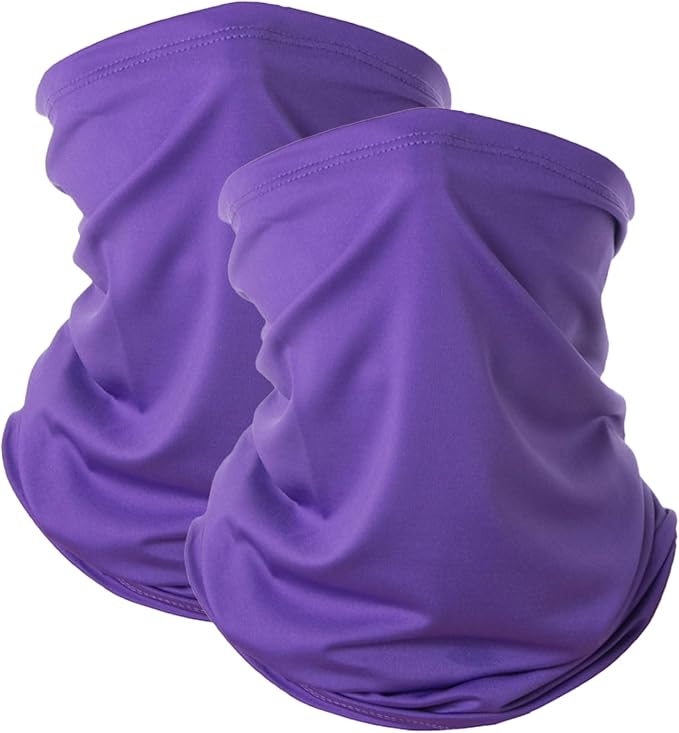 JHYWELL Cooling Neck Gaiter Face Mask, UV Protection Masks Gator, Windproof Bandana for Skiing, Fishing, Hiking, Cycling