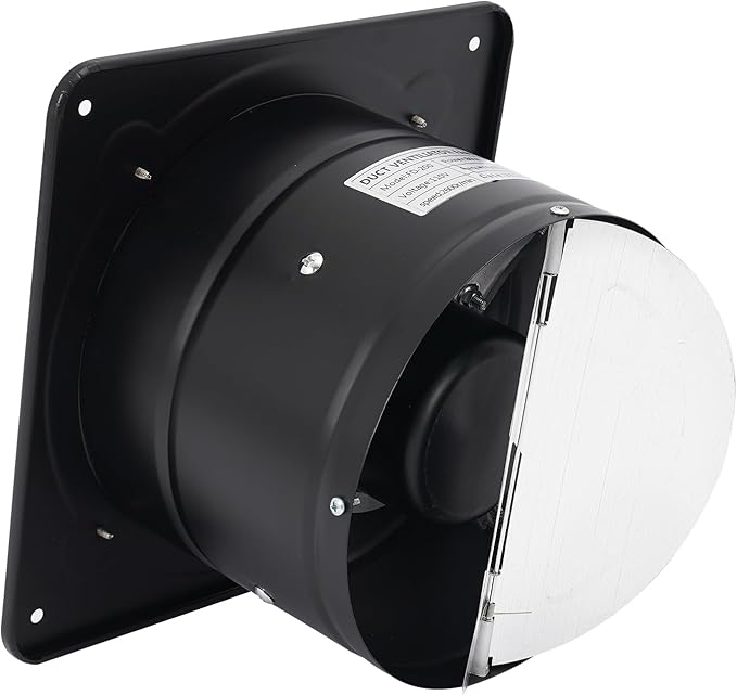 8'' Explosion Proof Exhaust Fan, 80W 500CFM Industrial Axial Flow Fan Utility Blower Ventilator Extractor Factory Extraction Ventilation for Garage Shops Kitchen, 2600RPM