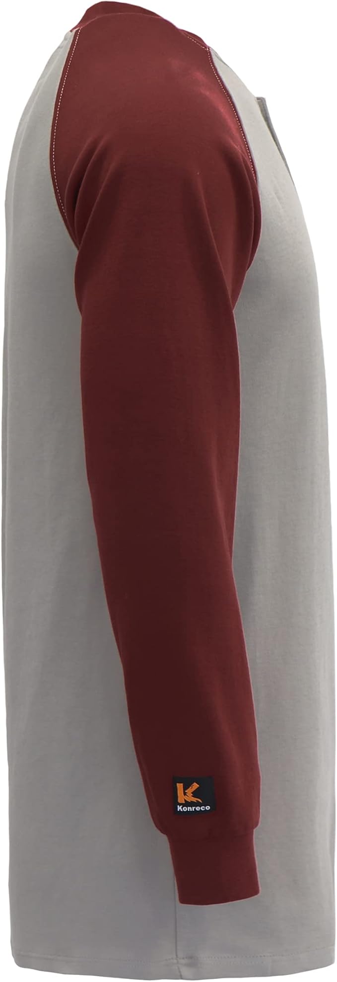 KONRECO FR Shirts for Men Long Sleeve 7oz Cotton Flame Resistant/Fire Retardant CAT2 Henley Shirt