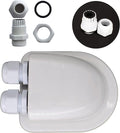 AUTOXBERT IP68 Weatherproof Solar Cable Entry Gland Solar Panel Wire Box RV Roof Top Junction Box Solar Double Cable Through Entry Housing for RV Marine Boat Caravan Campervan Travel Camper Van
