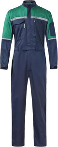Mens Reflective Coverall Work Mechanics Coverall Work Suit Hi Vis Jumpsuit Bicolor Overalls