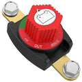 Side Post Battery Disconnect Switch, CNAODUN Battery Disconnect Switch12-48V, Car Battery Disconnect Switch for Car RV Boat and Vehicle(On/Off) Knob Removable