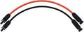 10AWG Solar Extension Cable 1FT, IP67 Waterproof PV Connectors with Tinned Copper Wire, for Solar Panel to Charge Controller, Solar Generator, RV, Boat, Off-Grid System