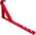 Guardian 2501 Fixed Roofing Bracket for 45 Degree Roof Pitch 10 Inch by 45-Degree Fixed Angle Platform Powder Coated Red OSHA Compliant