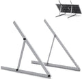 41in Adjustable Solar Panel Mount Brackets with Foldable Tilt Legs, Aluminum Mounting Stand for 100W-400W Panels, Roof, RV, Boat, Off-Grid Systems (1 Set)