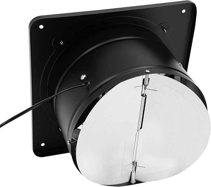 10'' Explosion Proof Exhaust Fan, 100W 741CFM Industrial Axial Flow Fan Utility Blower Ventilator Extractor Factory Extraction Ventilation for Garage Shops Kitchen, 2600RPM