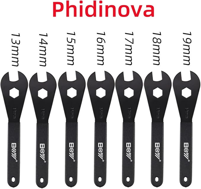 Bike Cone Thin Wrench Set Tool for Bicycle Wheel Hub Axle Nut Install Remover Cycling Spanner Hub Repair Removal Tool
