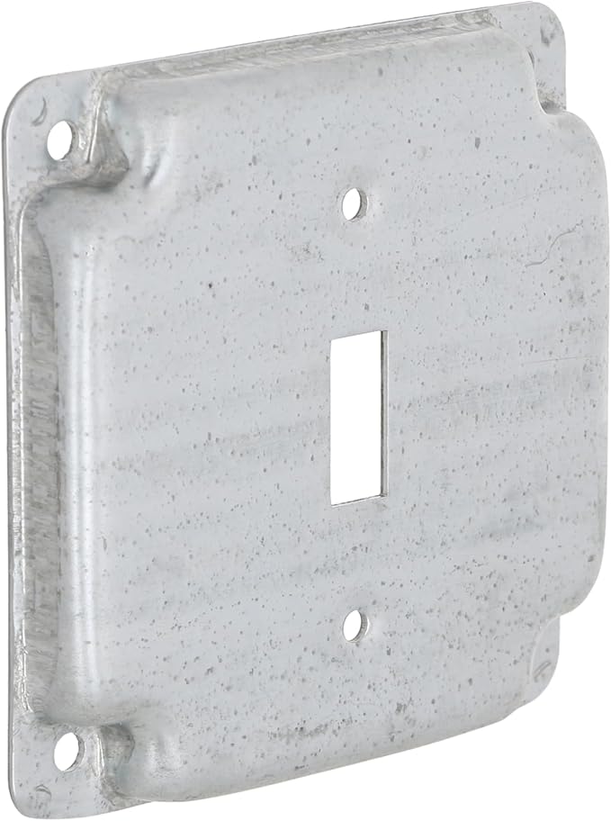 Hubbell-Raco 800C 1 Toggle 4-Inch Square Exposed Work Cover