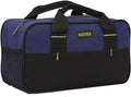 FASTECH 14 Inch Small Tool Tote Bag, Wide Mouth Tool Tote Bag, Waterproof Tool Organizer Bag, Multi-Pockets Wide Mouth Tool Tote For Man/Woman (Blue)