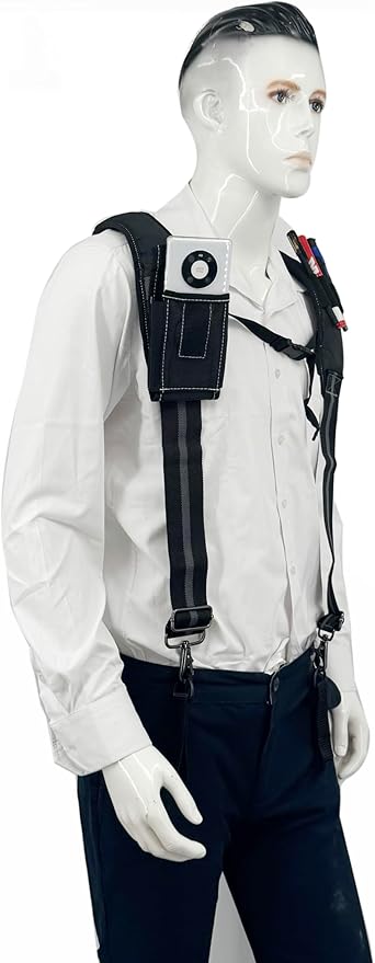 Padded Tool Belt Suspenders 3 Hook Swivel Suspenders for Tool Belt Heavy Duty Work Suspenders