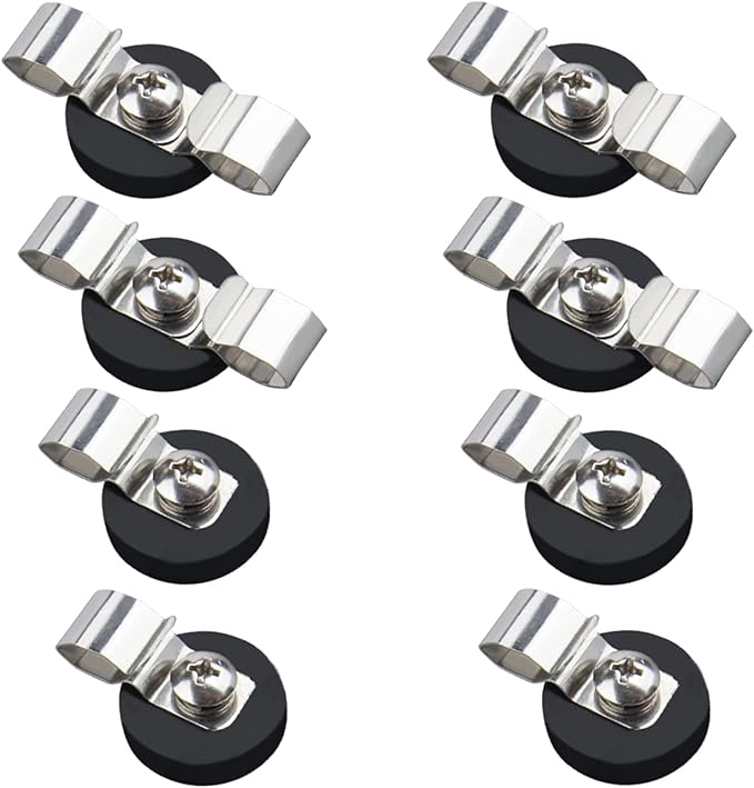 Heavy Duty Magnetic Cable Clips, Anti-Scratch Magnetic Cord Organizers, Anti-Slip Cable Clips Strong Magnet Cord Holder, Wire Holders for RV, Car, Garage, Office, Patio, Shelves 8 PCS