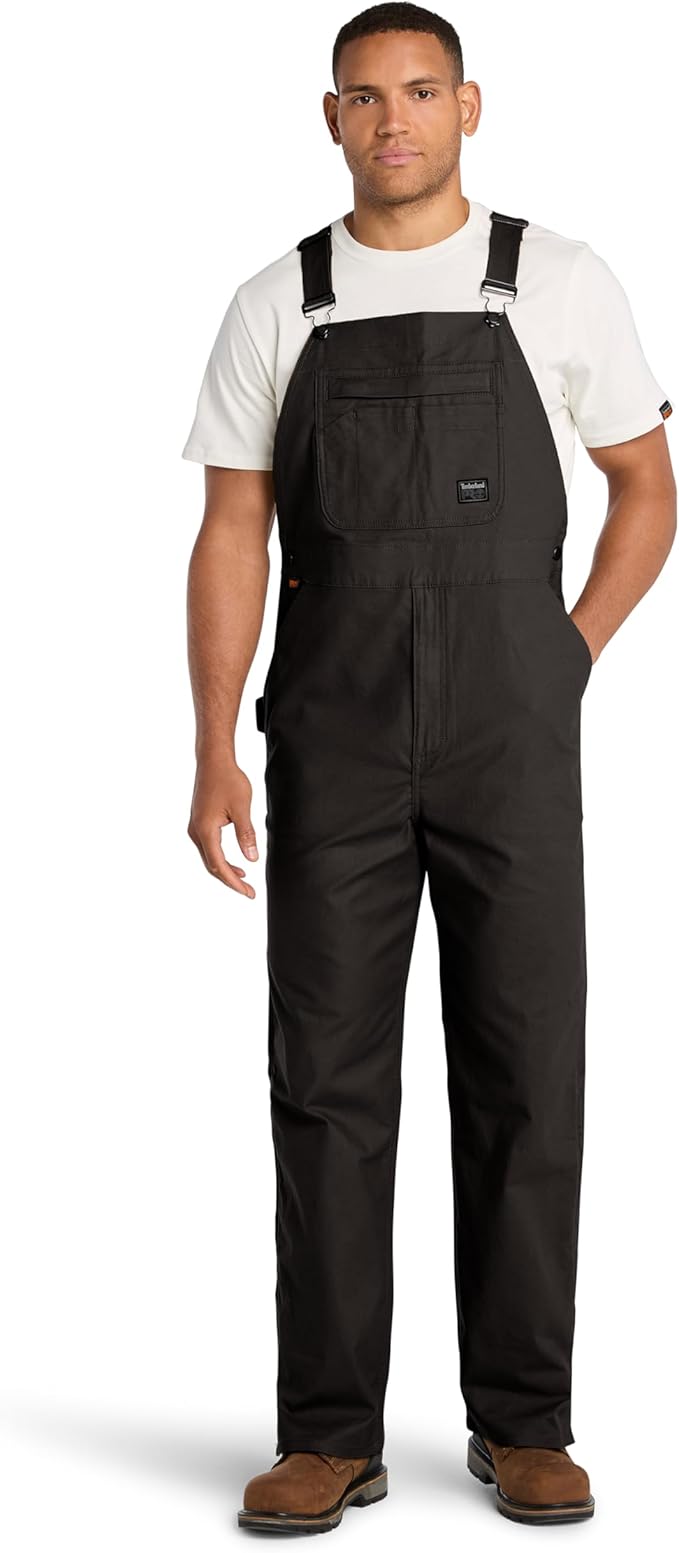 Timberland PRO mens Gritman Flex Canvas Bib
