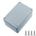 Electrical Box,Aluminum Enclosure Project Box Outdoor Junction Box Dustproof Waterproof Project Enclosure Gray 4.7"x3.1"x2.1"