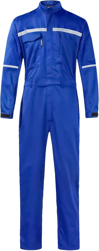 Mens Workwear Coveralls Multi Pockets Work Suit Mechanic Overalls Jumpsuits Unisex Long Sleeve Garage Coverall