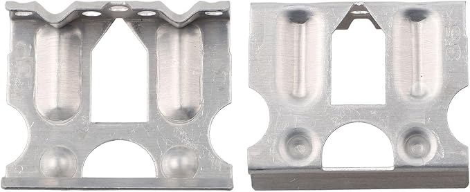 Aluminum Deflector Clips for Solar Panel Frames Pack of 50, Enhanced Power Generation, Easy Installation (35mm)