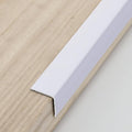 Aluminum Peel and Stick L Molding Corner Guards with 90° Angle for Wall Door Frame Cabinet Baseboard Protection and Decoration, 51.2in x 0.8in (3Pcs)