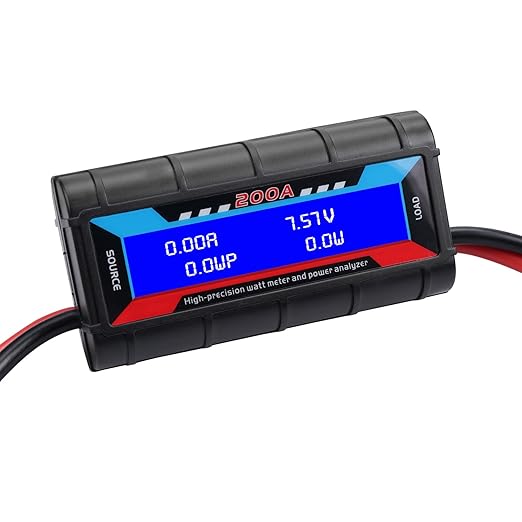 200A High Precision Power Analyzer Multi Meter for Measuring Power Watt (W) Voltage (V) Current (A) Charge (Ah) Energy (Wh)