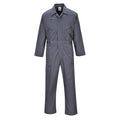 Portwest C813 Men's Work Coveralls - Liverpool Lightweight Polycotton Safety Coverall with Zip and Pockets Graphite Grey, X-Large