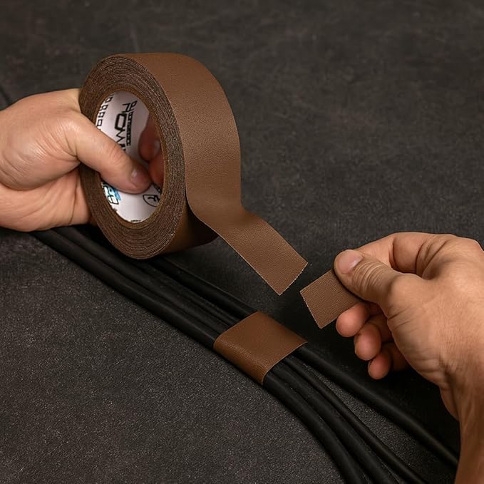 Gaffer Power Proudly Made in The USA, Real Professional Grade Gaffer Tape, Heavy Duty Gaffers Tape, Non-Reflective, Multipurpose. 2 Inches x 30 Yards, Brown
