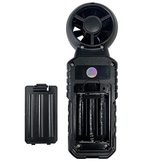 3 in 1 Handheld Anemometer Wind Speed Meter Gauge Speedometer Wind Level Tester Air Flow Meter Temperature Measuring Device Outdoor for Sailing Surfing Flying Shooting