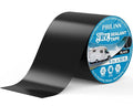 PAULINN Butyl Sealant Waterproof Tape, 6 Inch X 50 Foot Camper Roofing Tape Black, UV & Weatherproof Roof Seal Tape for RV Camper Trailer Boat Window Sealing Leak Repair