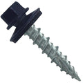 Metal Roofing Screws: (250) 10 x 1 Dark Blue Hex Head Sheet Metal Roof Screw. Self Starting Metal to Wood siding Screws. EPDM Washer. Colored Head