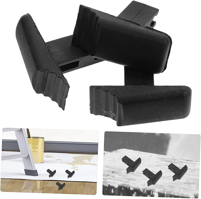 3pcs Telescopic Ladder Switch Button Replacement Non Slip Silicone Feet for Folding Ladders Durable Lightweight