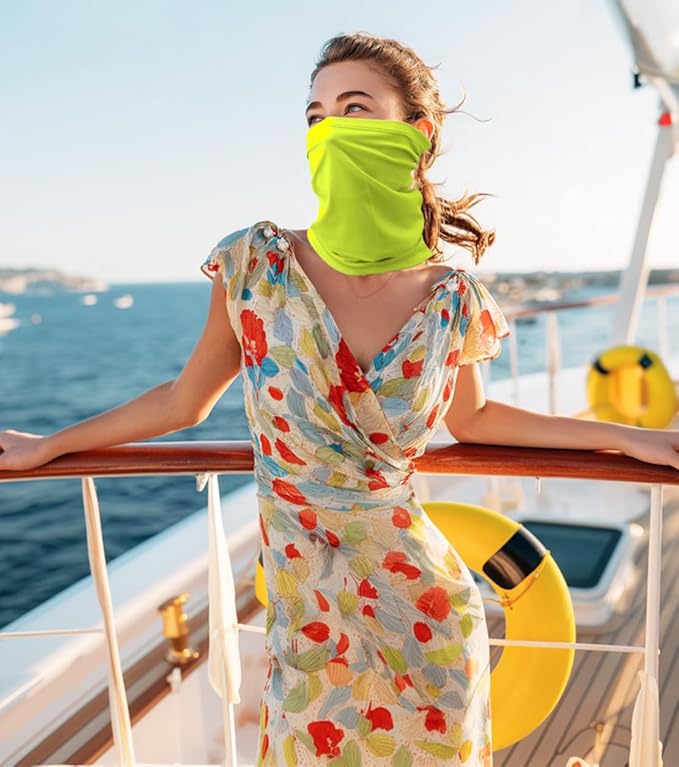 Fishing Neck Gaiter, Sun Protection Face Mask, Cooling Neck Shield Scarf Cycling Balaclava Bandana for Men and Women