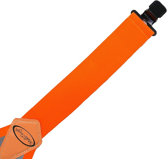 MELOTOUGH Reflective Safety Suspenders|Work Suspenders with Hi Viz Reflective Strip Hold Up Tool Belt Suspenders
