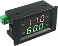 Digital AC Voltage Frequency Meter, AC 80-500V Voltmeter 45-65Hz Frequency Counter, LED Display Voltage Gauge, Mini Volt Hz Monitor Tester, High Voltage Panel Indicator -for Generator, RV