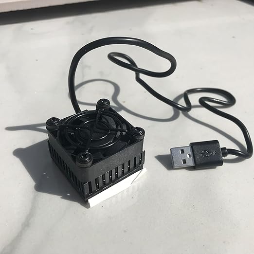 Easycargo 40mm Heatsink Fan, 40mm USB Fan Heatsink + Thermal Conductive Adhesive Tape