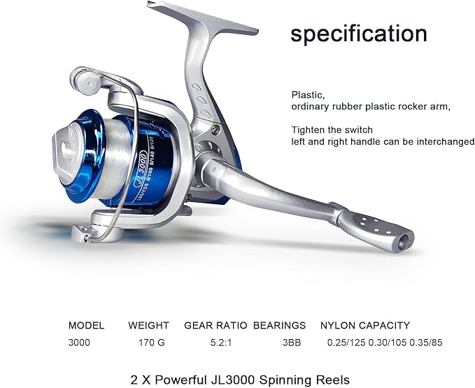 Telescopic Fishing Rod Reel Kit 2PCS 6.89FT Collapsible Pole Spinning Reel Combo with Fishing Lures Fishing Gripper Fishing Pliers Portable Fishing Gear Set for Saltwater Freshwater Travel