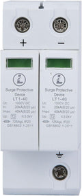 Lightning Protector, Voltage Surge Arrester Device, 2P 40KA Low-Voltage Arrester, Photovoltaic Lightning Protector