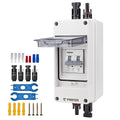 Solar Panel Disconnect Switch 1000V 40A PV Disconnect Switch Box Outdoor Breaker and Enclosure for Solar PV Panels Homes Battery (40Amp)