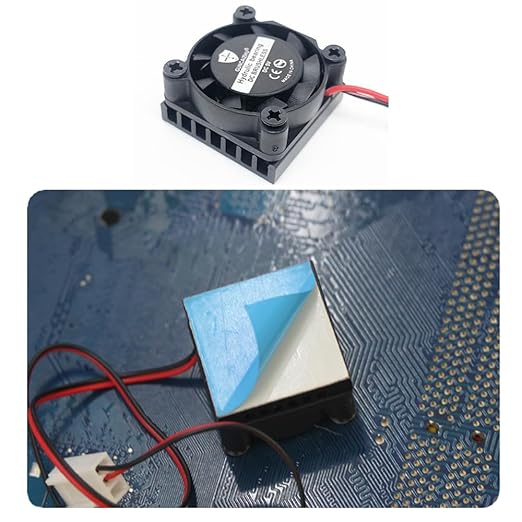 10PCS Black Aluminum Heat Sink with Thermal Conductive Adhesive Tape, 25×25×10mm Heatsink Cooler for Cooling VRM GPU Stepper Driver 3D Printer Stepper Motor Raspberry Pi
