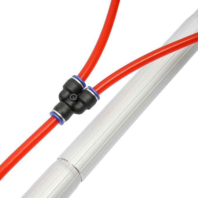 Window Cleaning Poles, Water Fed Pole Cleaning Brush with 65ft Water Pipe, Solar Panel Cleaner Tool for Outdoor and Indoor Glass Surfaces