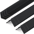 Sasylvia 10 Pcs Wall Corner Protector Guards, Vinyl 1-1/8 x 48 Inches, Black Corner Trim Molding, Avoid Scratching Scuffs, Ease Install and Cleaning for Door Countertop Furniture Cabinet Protection