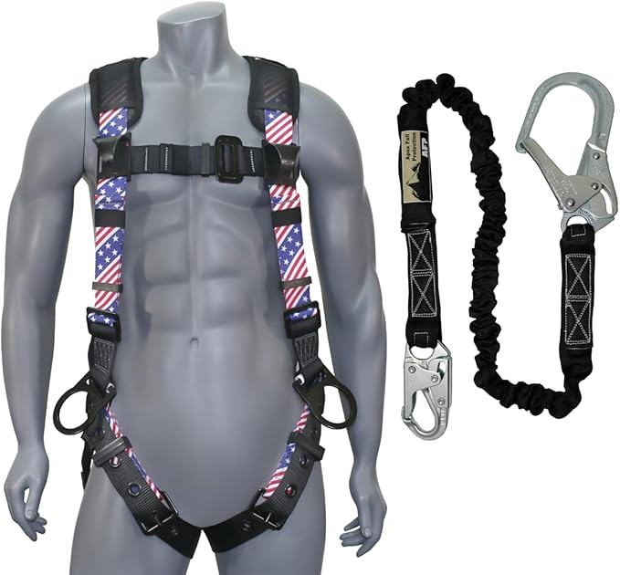 AFP Demon Fall Protection Comfortable Safety Harness (OSHA/ANSI PPE)