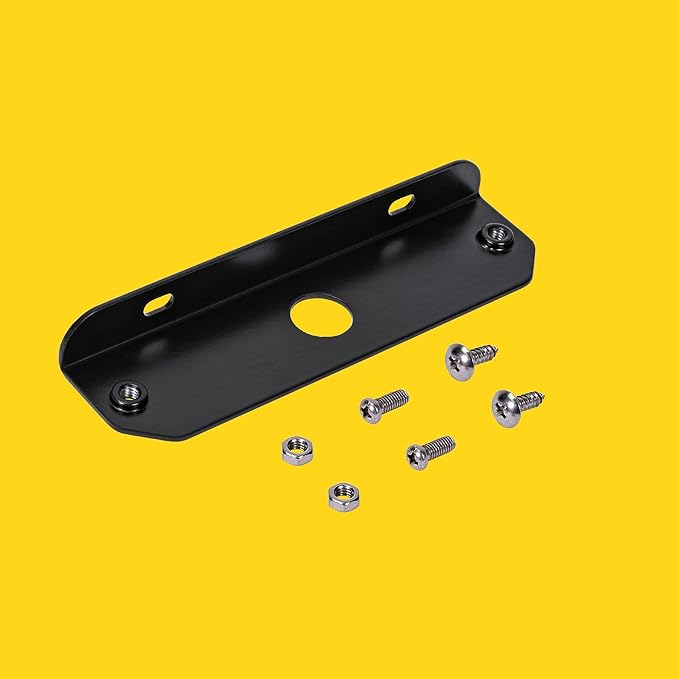 LAMPHUS Single L-Shaped Mounting Bracket PlanarFlash Lighthead [Rust Resistant] [Powder Coated] [Compact] - Perfect for Pickup Trucks, ATVs, and Cars