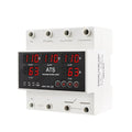 4P 63A 110V ATS Automatic Transfer Switch - L1 Priority Phase Selector, 50/60Hz, Din Rail Mount, CE Certified for Public, Inverter, Generator Use