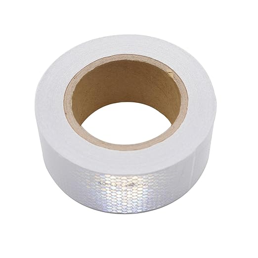 Solas Reflective Marine Tape Silver Waterproof Glass Bead Safety Warning Tape High Adhesive(2IN X 65FT) 5CM X 20M Universal Application for Cars, Trailers, Boats, Motorcycles