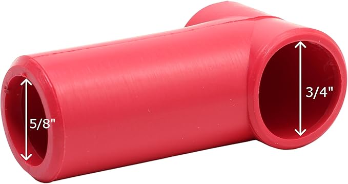 Fastronix 3/8" Stud Terminal Covers (Red)