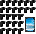 24Pcs Foam Protection Corner for Mirror TV Picture Frame,Packing Foam Corner Protectors for Shipping Moving,Edge Protection for Packing Fragile Artwork(Black)