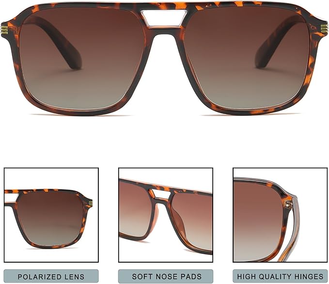 Large Night Vision Glasses for Driving Women Men - Anti Glare Night Driving Glasses