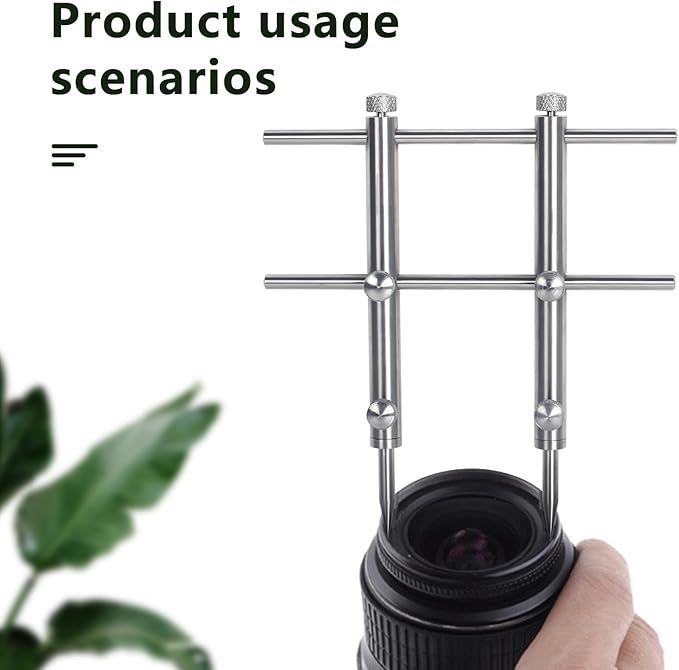 eTone Ultra Fine Photo Accessories Spanner Wrench Tool For SLR DSLR Large Format Camera Lens Repair Opening Retaining Ring Remover, Anti-Magnetic 3 Tips, 6 Screws and 2 Hexagon.