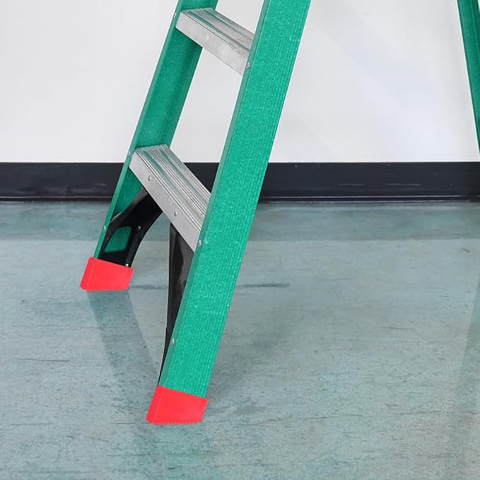 Operitacx Anti-Slip Rubber Ladder Foot Covers 2.17 Inch Non-Skid Ladder Caps for Step and Attic Ladders Floor Protection and Stability