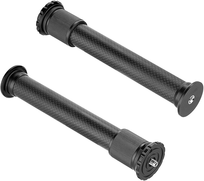 Carbon Fiber Tripod Extension Two-Section Rod Central Column Extender Tube for Photo Studio Monopod DSLR Camera Microphone Stand