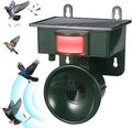 2026 Solar Ultrasonic Bird Repellent Devices Outdoor Solar Woodpecker Deterrent for House Outdoor Waterproof Pigeon Deterrents for Outside to Keep Pigeon Crows Starlings Out of Yard Garden Balconies