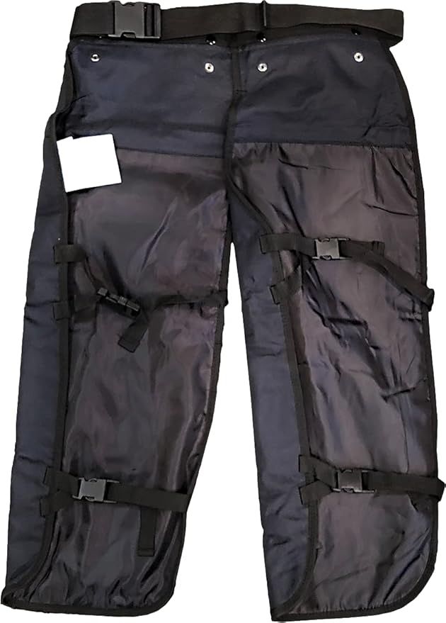 FORESTER Chainsaw Chaps for Men & Women | Apron-Style Chaps with Pocket & Adjustable Waist | Chainsaw Safety Equipment